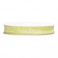 [F511108] Geschenkband Frohe Ostern Grün 15mm x 20m